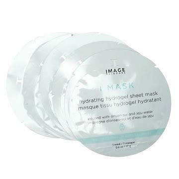 Гідрогелева зволожуюча маска з вулканічною водою Image Skincare Biomolecular Hydrating hydrogel sheet mask